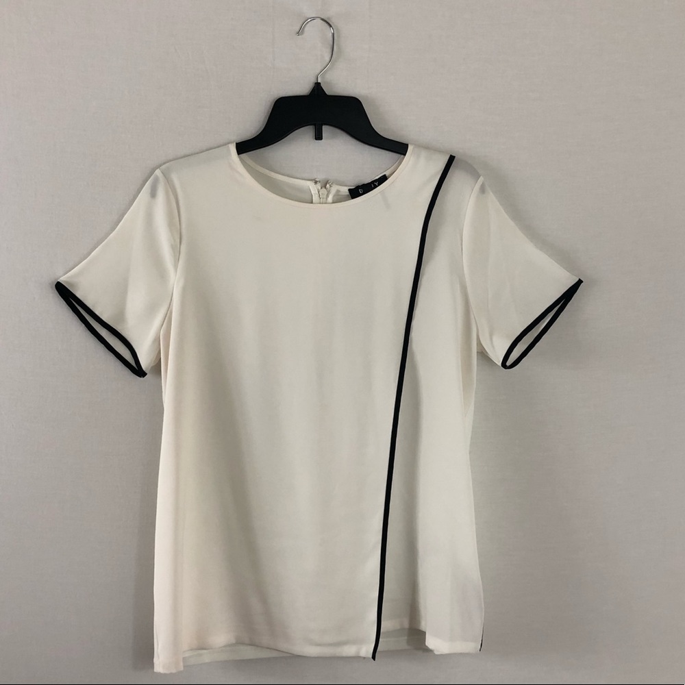 DKNY Overlapping-Front Top